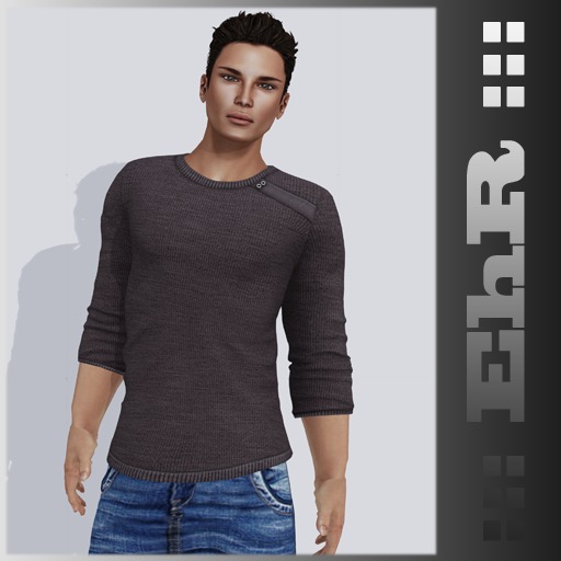 ::: EhR :::_ men's sweater (brown)
