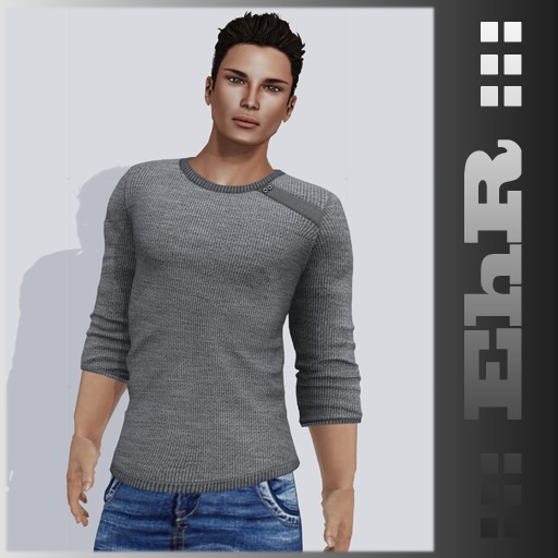 ::: EhR :::_ men's sweater (gray)