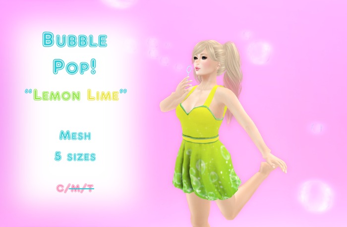 {Peachy} Bubble Pop! Lemon-Lime BOX