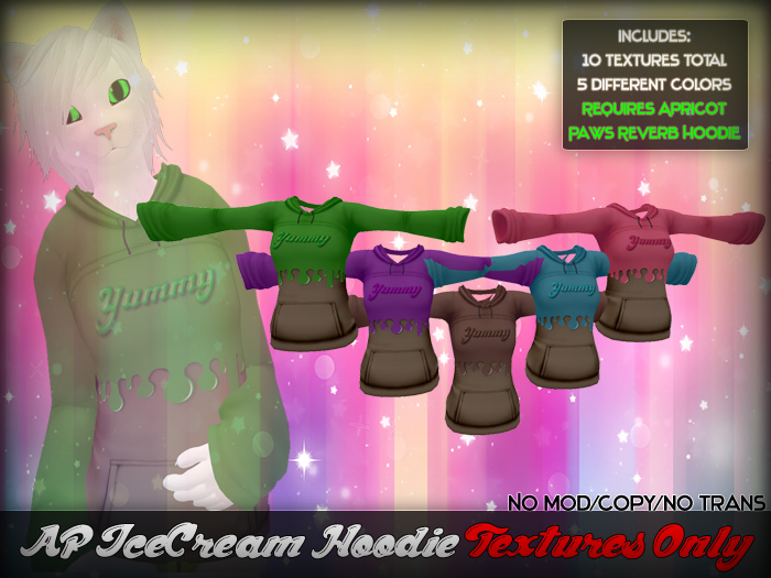 SN - AP IceCream Hoodies Textures