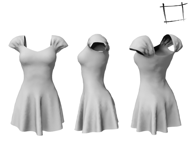 FULL PERM Rigged WC Mesh Fairy Dress