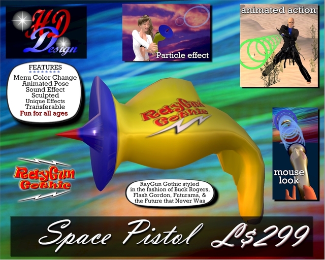 RayGun Gothic Space Pistol