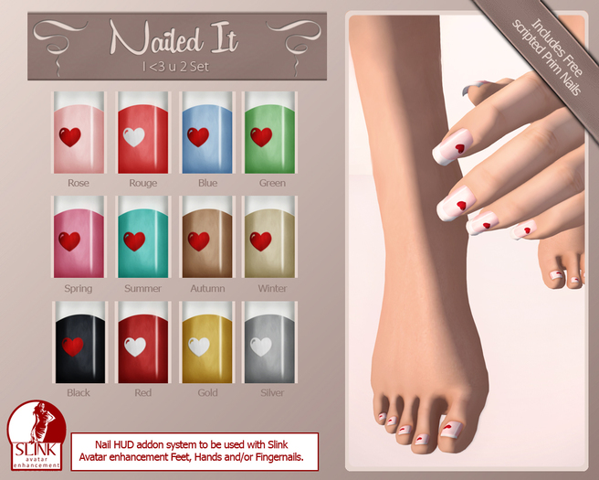 Nailed It - Slink - I <3 u 2 Set
