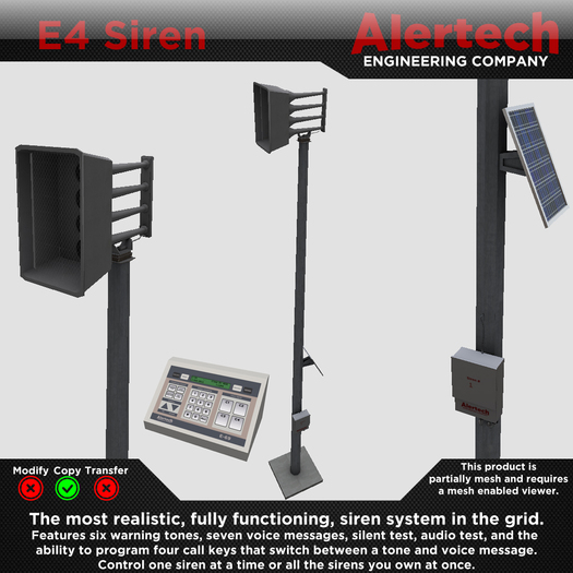 [Alertech] E4 Siren - Boxed