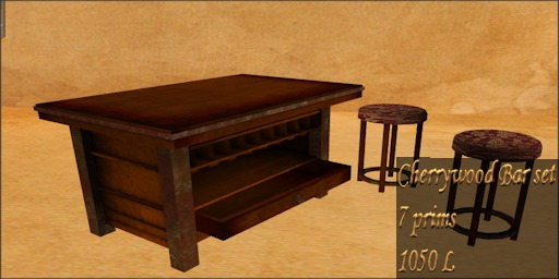 Cherrywood Bar  Set