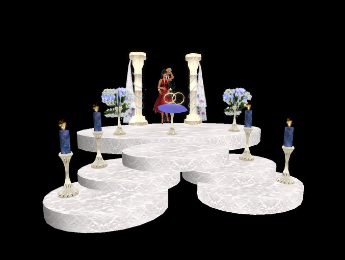 Invitation Blue w candles (full)
