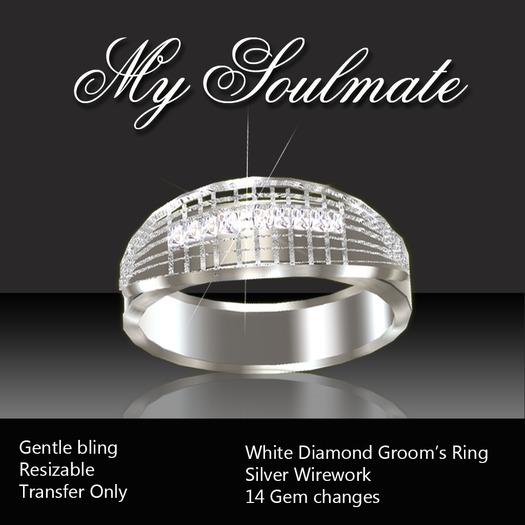 Exquisite Jewellery: My Soulmate Engagement/Wedding Set - Gold Gift Box