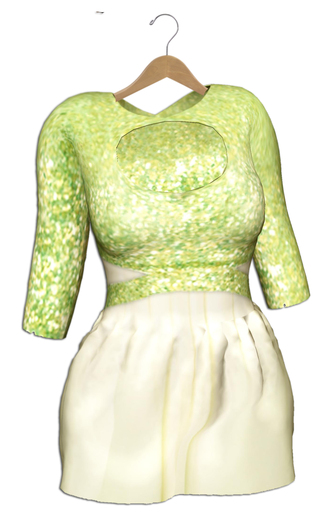 WERTINA - Sequin Dress Olive