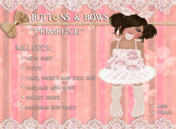 :BB: Primrose Toddleedoo only