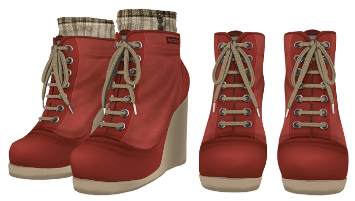 K-CODE MAYSSA - Rigged and Not Rigged Mesh Boots