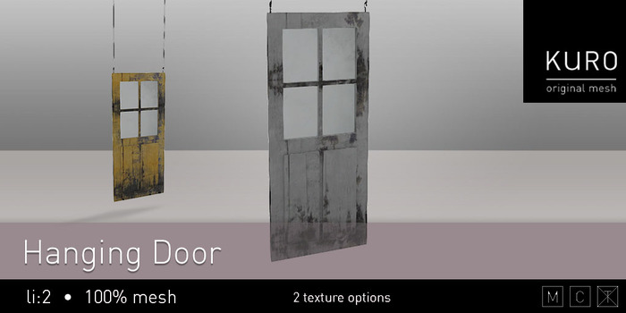 Kuro - Hanging door