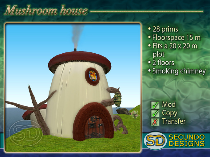 Mushroom house (SD Elven range) ***SALE***