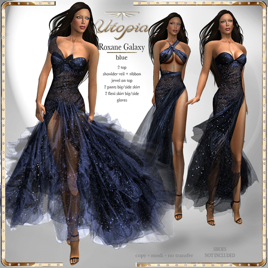 Utopia Roxane Galaxy blue