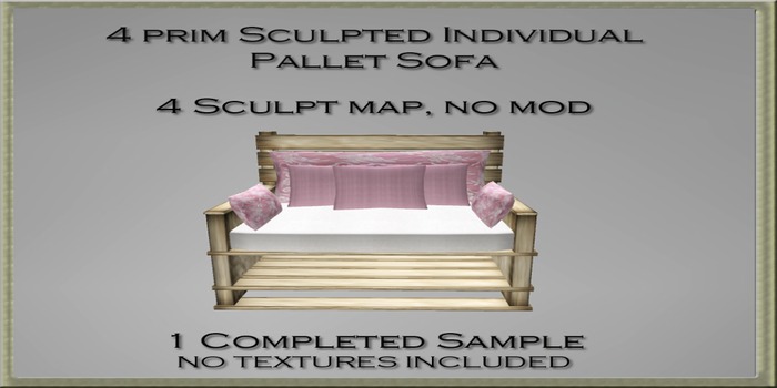 ++ Sculpted Individual pallet Sofa