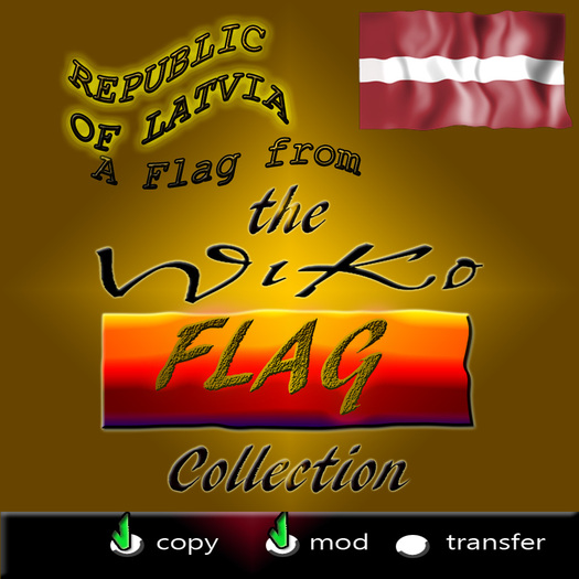 WIKO * FLAG REPUBLIC OF LATVIA