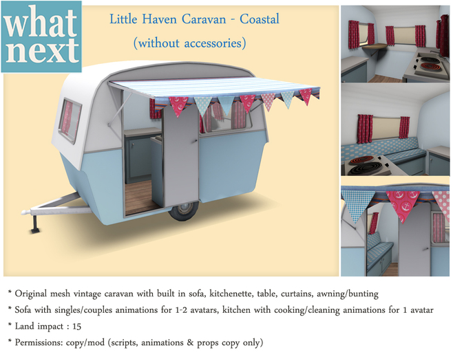 {what next) Little Haven Caravan - Cottage (boxed)