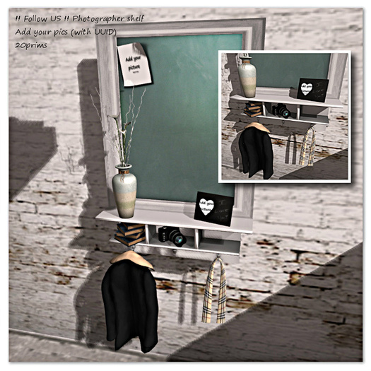 !! Follow US !! Coat rack photographer Box new