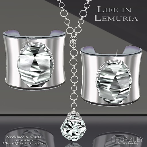 Life in Lemuria Set Wht by Chop Zuey Couture Jewellery