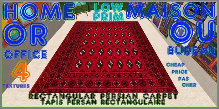 4 rectangular Persian carpets 23