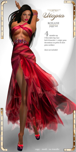 Utopia Roxane poppy red