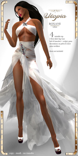 Utopia Roxane white