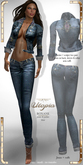 Utopia Roxane jacket & jeans blue