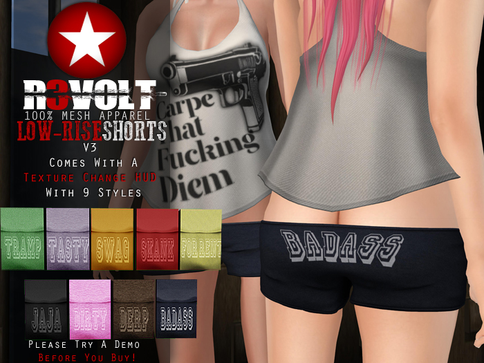 [R3] - Low-Rise Shorts [V3] DEMO