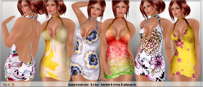 *Aggressione* -Lola- Mesh Dress Fatpack