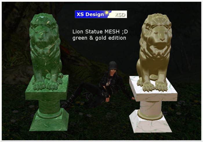 XSD_Lion Statue MESH ;D  (boxed)