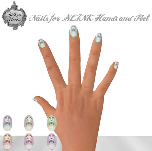 Silken Moon SLINK Finger/Toenails  Tartan