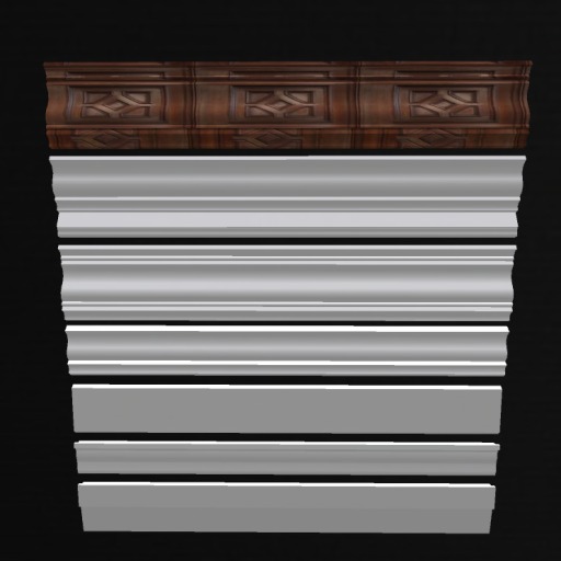 MOULDING cabinet set 2A BOX