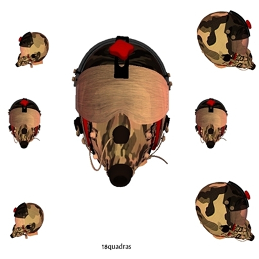 Helmet pilot  mesh