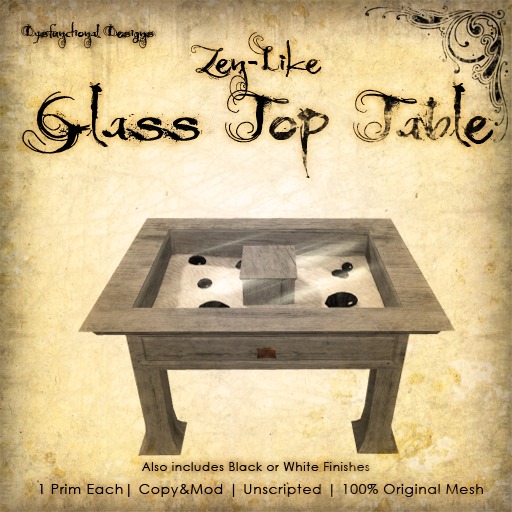 [DDD] Glass Top Tables