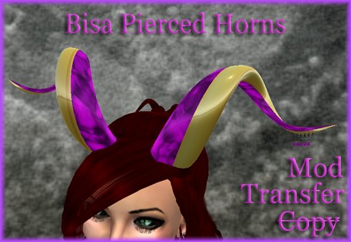 Bisa Pierced Horns
