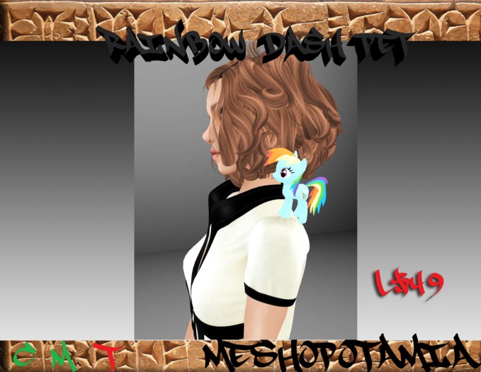 Meshopotamia Rainbow Dash Pet