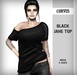 Black jane top