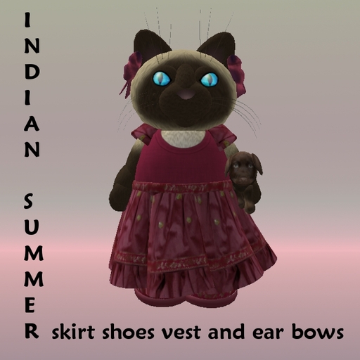 Tiny Inc Indian Summer tiny skirt outfit red (boxed)