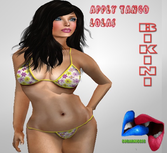 tango Lolas Bikini yellow purple