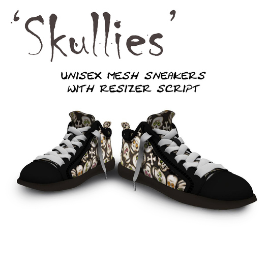Second Life Marketplace {REVERIE} Mesh Sneakers Skullies
