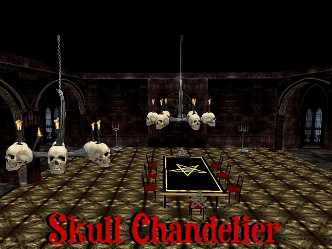 Skull Chandelier