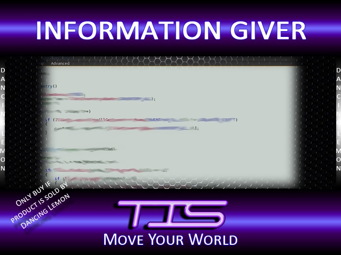 TIS Information Giver Script