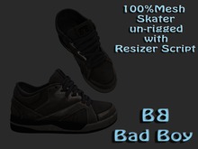 Bad Boy Mesh Skate Shoes dirty black