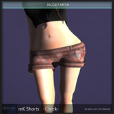 [M.o.w] mK Shorts -CHECK- (Bag Wear)