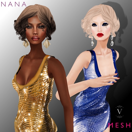 Vanity Hair: Bitter Sweet-Dark Reds(MESH)