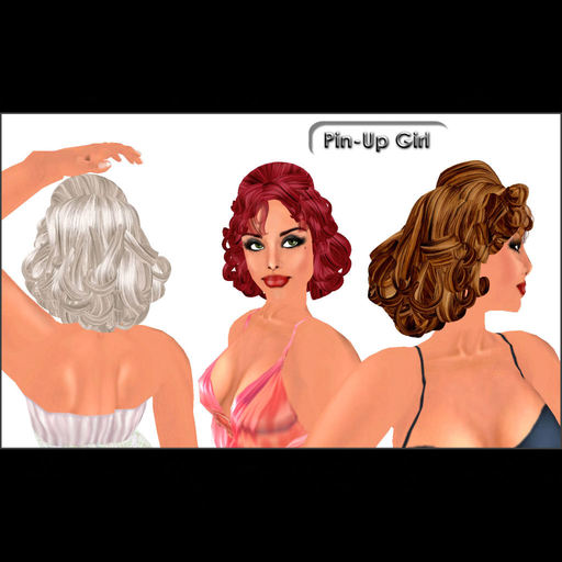Topaz Square~  Pin-up  Girl Hair ~ Collection