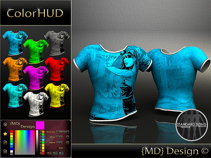 {MD} T-Shirt Man (Color HUD)