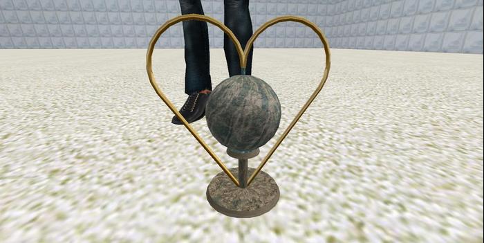 Heart Water Globe with sound and mist