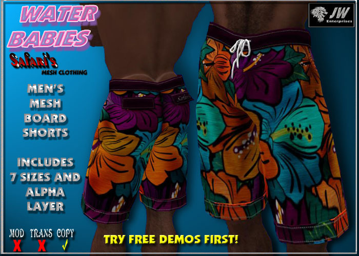 Safari's - Men's Boards Hawiian Purple