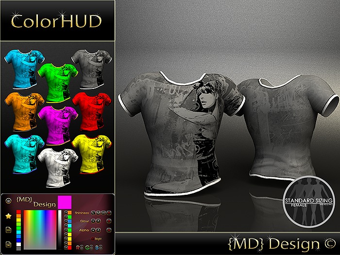 {MD} *Demo* T-Shirt Man (Color HUD)