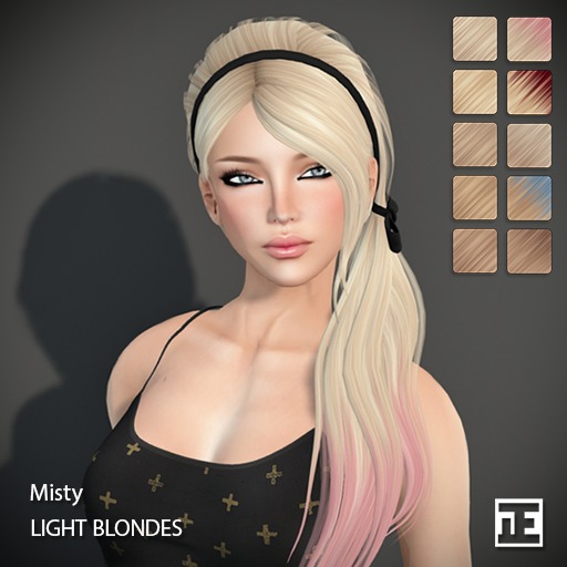 TRUTH HAIR Misty (Mesh Hair) - light blondes